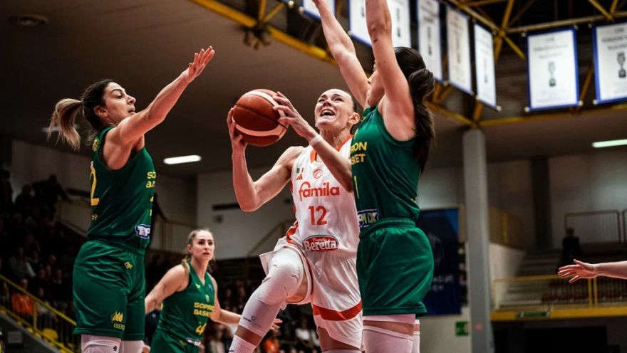 Ikšķilietei Šteinbergai nekrīt tālmetieni, basketbola komandai "Famila Schio" otrais zaudējums