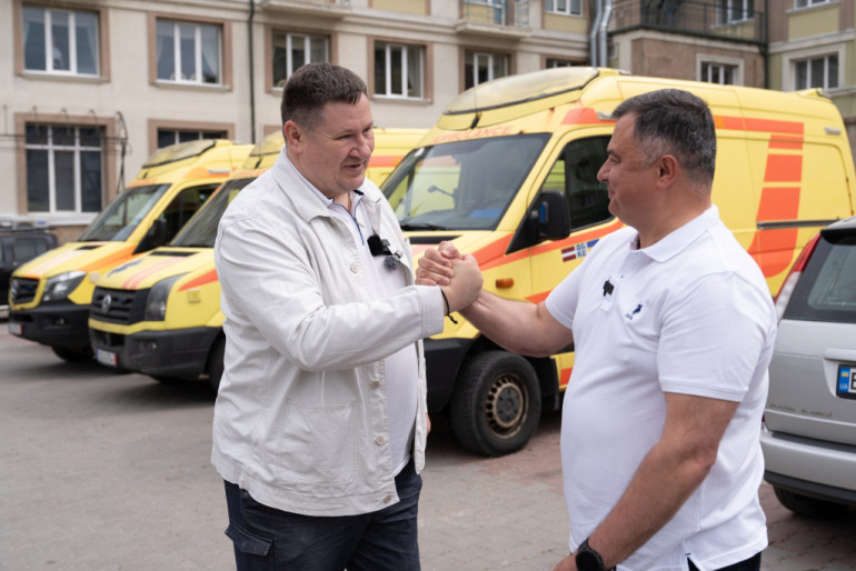 FOTO: “Mēs jūtam Latvijas atbalstu” -  Ternopiļas administrācija pateicas Ogres iedzīvotājiem