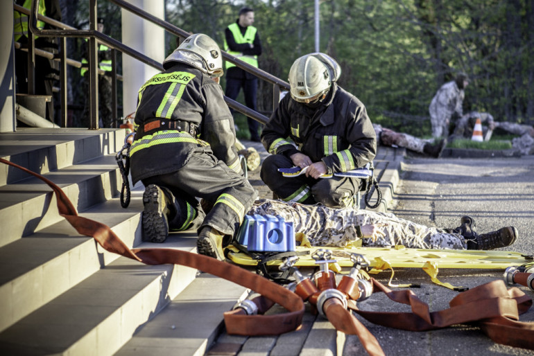 Noslēgušās Zemessardzes 2. Vidzemes brigādes un Neatliekamās medicīniskās palīdzības dienesta kopīgās mācības 
