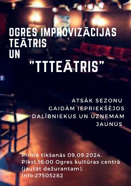 Ogres improvizācijas teātra studijas jaunā sezona