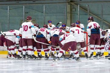 Attēls rakstam: Ogrēnieši Briedis un Osmanis iemet pa golam, junioru izlase piekāpjas norvēģiem