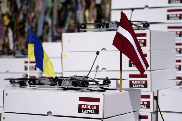 103 kaujas droni no Ogresgala Ukrainai