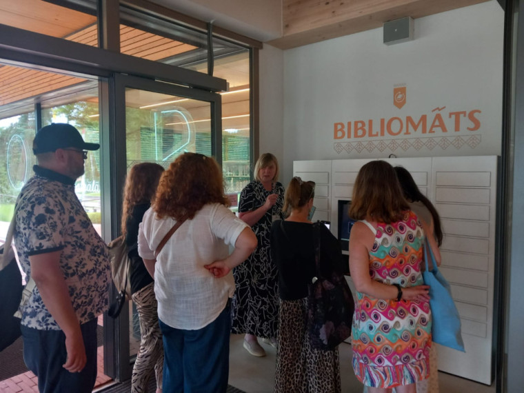 FOTO: Projekts Erasmus+ vieno bibliotēkas: Ogres Centrālajā bibliotēkā viesojas Ļubļinas publiskās bibliotēkas pārstāvji
