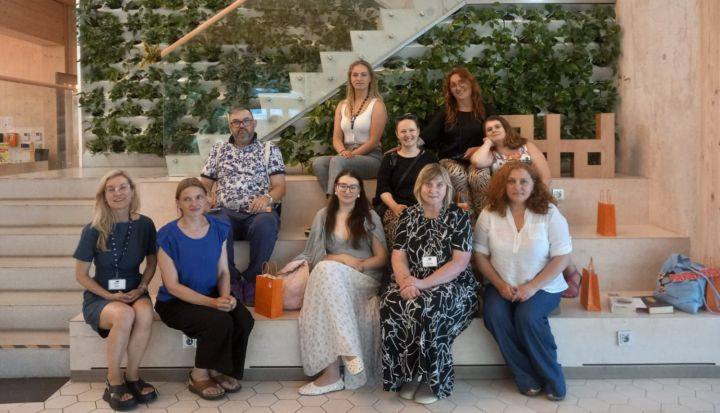 FOTO: Projekts Erasmus+ vieno bibliotēkas: Ogres Centrālajā bibliotēkā viesojas Ļubļinas publiskās bibliotēkas pārstāvji