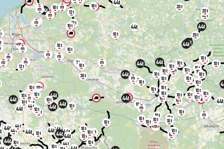 Attēls rakstam: LVC: 204 grants ceļu posmos iestājies šķīdonis