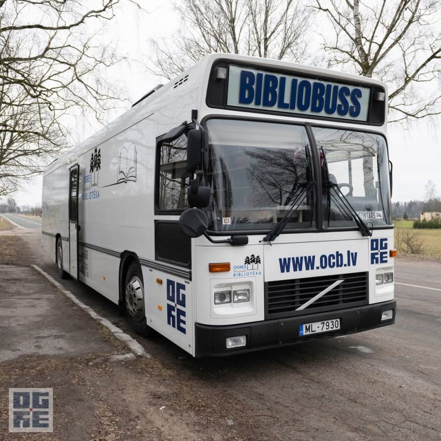 Trešdien bibliobuss dosies pie lasītājiem uz 4 pieturvietām