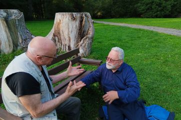 Attēls rakstam: Vīru saruna: Nopietni un vieglā humorā Upenieks un Grūbe