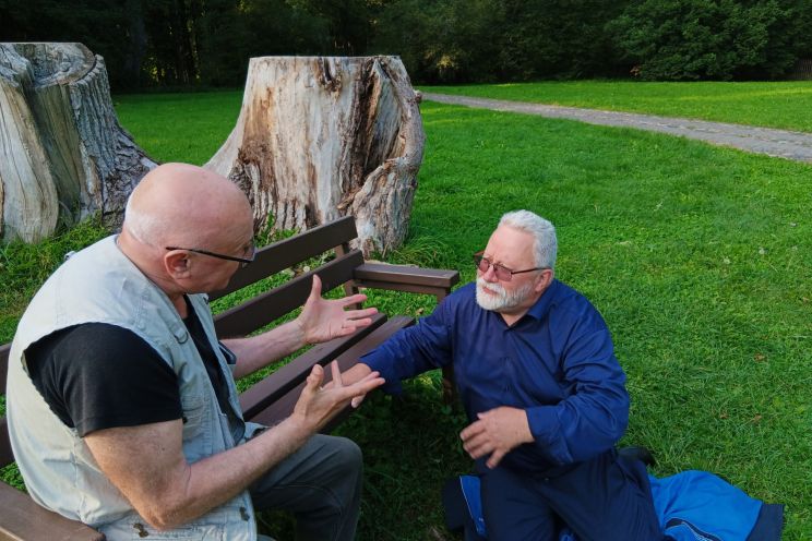 Attēls rakstam: Vīru saruna: Nopietni un vieglā humorā Upenieks un Grūbe