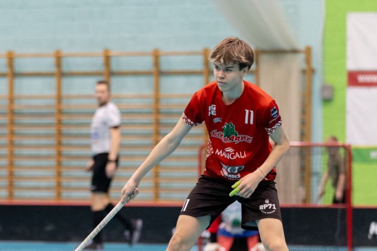 Attēls rakstam: “Lielvārde/Unihoc” pretinieku laukumā piekāpjas ulbrociešiem