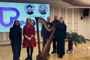 Attēls rakstam: Ogrē izskanējuši prozas lasījumi arfas pavadībā