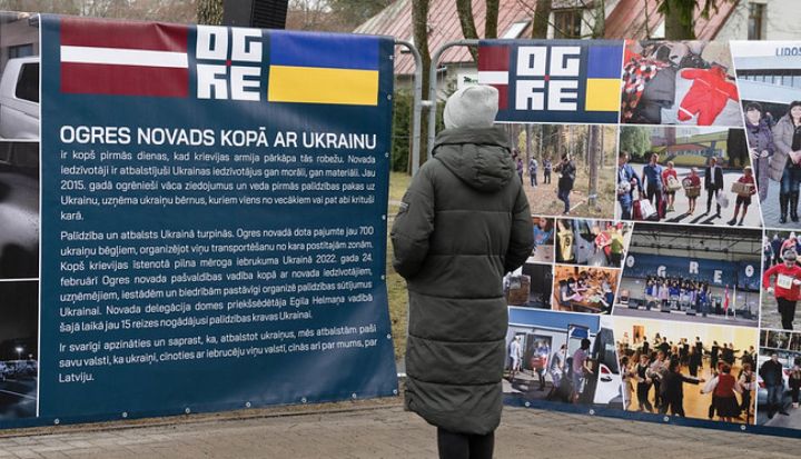 Fotoizstāde "Ogres novads kopā ar Ukrainu" 