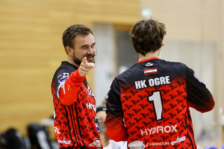 Ogres handbolistiem vēl viena uzvara