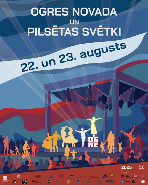 22. un 23. augustā notiks Ogres novada un pilsētas svētki