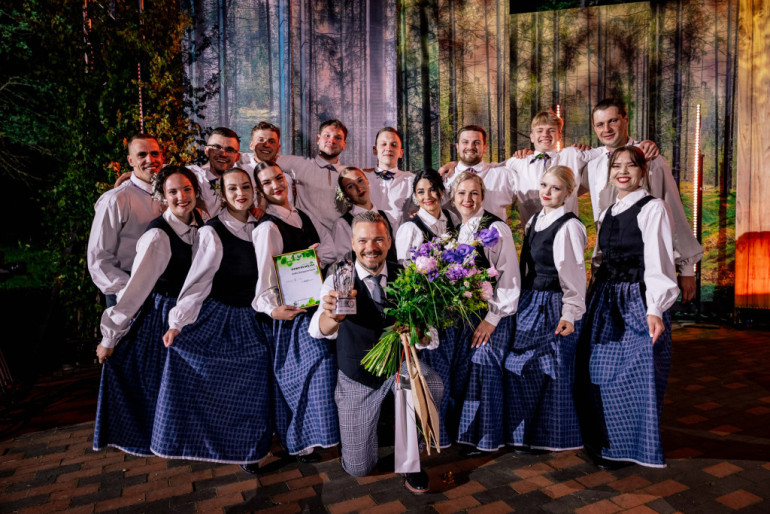 FOTO: Raidījuma “Latvijas Sirdsdziesma” finālā uzvar Dainis Skutelis un Andris Baltacis ar dziesmu “Latgalietis ir”