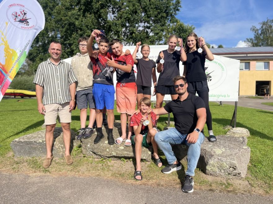 Ogres novada sporta centra audzēkņiem septiņas Latvijas Jaunatnes čempionāta smaiļošanā medaļas