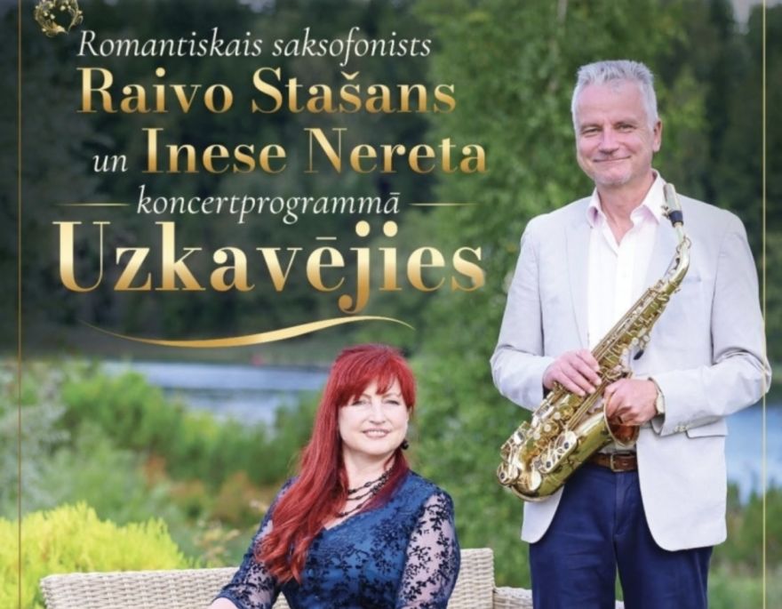 Raivo Stašans un Inese Nereta Koncertprogrammā “Uzkavējies” Tomē