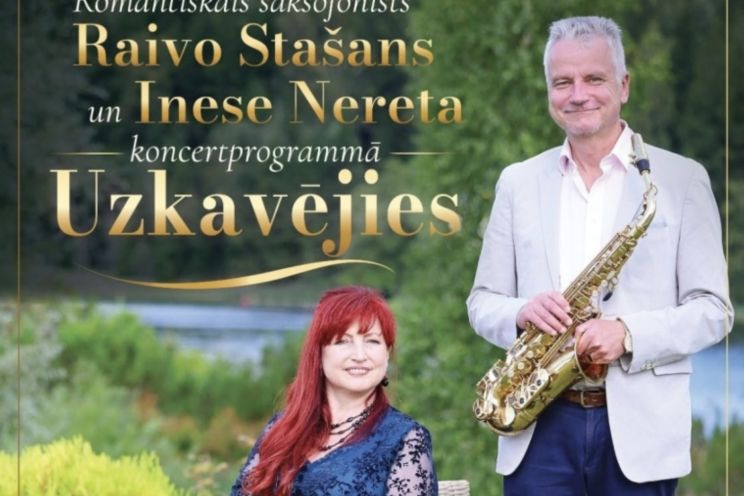 Attēls rakstam: Raivo Stašans un Inese Nereta Koncertprogrammā “Uzkavējies” Tomē