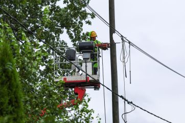 Attēls rakstam: Daļa Ogres novada vēl joprojām ir bez elektrības