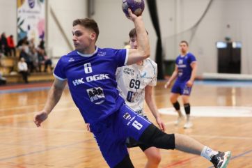 Attēls rakstam: “HK Ogre” ceturtdaļfināla sēriju sāk ar zaudējumu savā laukumā