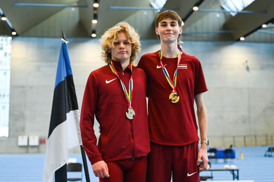 Ogres novada sporta centra audzēkņi Latvijas izlases sastāvā izcīna medaļas Baltijas U20 komandu čempionātā