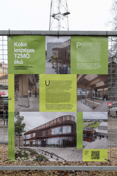 FOTO: Ogres novads pārstāvēts lielformāta arhitektūras izstādē Āgenskalnā