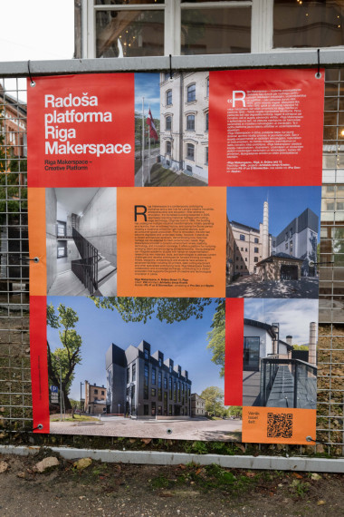 FOTO: Ogres novads pārstāvēts lielformāta arhitektūras izstādē Āgenskalnā