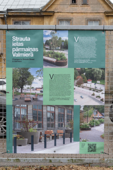 FOTO: Ogres novads pārstāvēts lielformāta arhitektūras izstādē Āgenskalnā