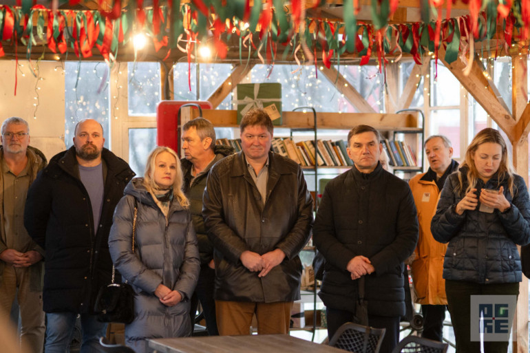 FOTO: Ogres novads pārstāvēts lielformāta arhitektūras izstādē Āgenskalnā