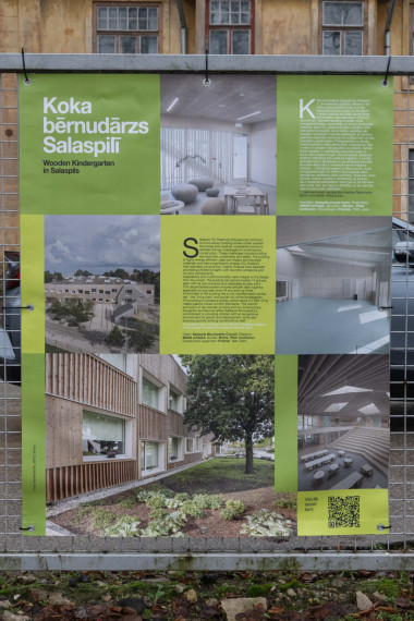 FOTO: Ogres novads pārstāvēts lielformāta arhitektūras izstādē Āgenskalnā