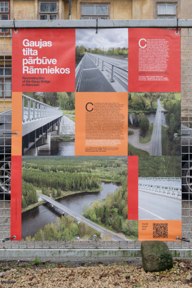 FOTO: Ogres novads pārstāvēts lielformāta arhitektūras izstādē Āgenskalnā
