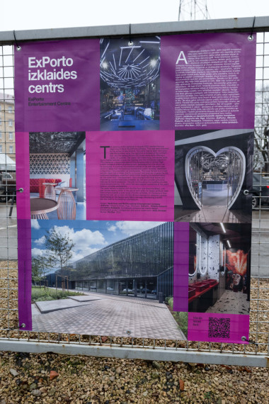 FOTO: Ogres novads pārstāvēts lielformāta arhitektūras izstādē Āgenskalnā