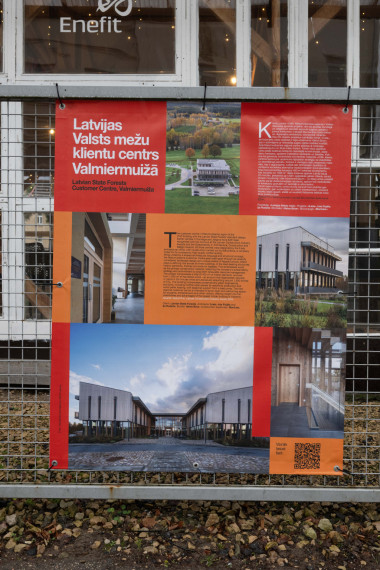 FOTO: Ogres novads pārstāvēts lielformāta arhitektūras izstādē Āgenskalnā