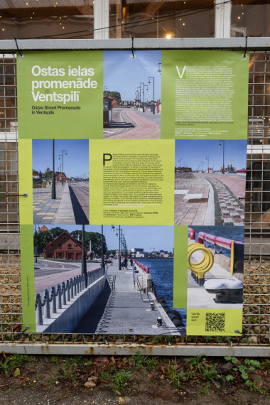 FOTO: Ogres novads pārstāvēts lielformāta arhitektūras izstādē Āgenskalnā