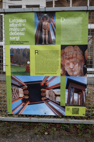 FOTO: Ogres novads pārstāvēts lielformāta arhitektūras izstādē Āgenskalnā