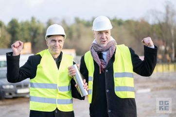 Attēls rakstam: FOTO: Ogrē sāk būvēt jaunu volejbola halli ar četriem pludmales volejbola laukumiem