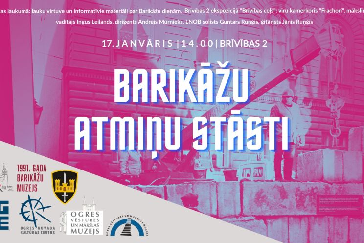 Attēls rakstam: Par godu Barikāžu dienai Ogre rīko pasākumu "Barikāžu atmiņu stāsti"