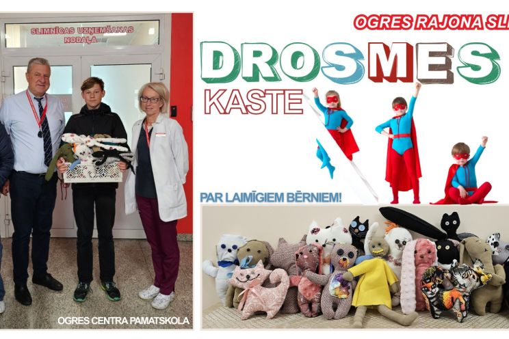 Attēls rakstam: Ilgtspējīga dizaina projekts ar pievienoto vērtību: Ogres skolēni dāvā slimnīcas Bērnu nodaļai pašu radītas rotaļlietas