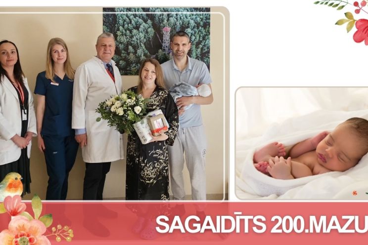 Attēls rakstam: Ogres slimnīcā sagaidīts šā gada 200. mazulis