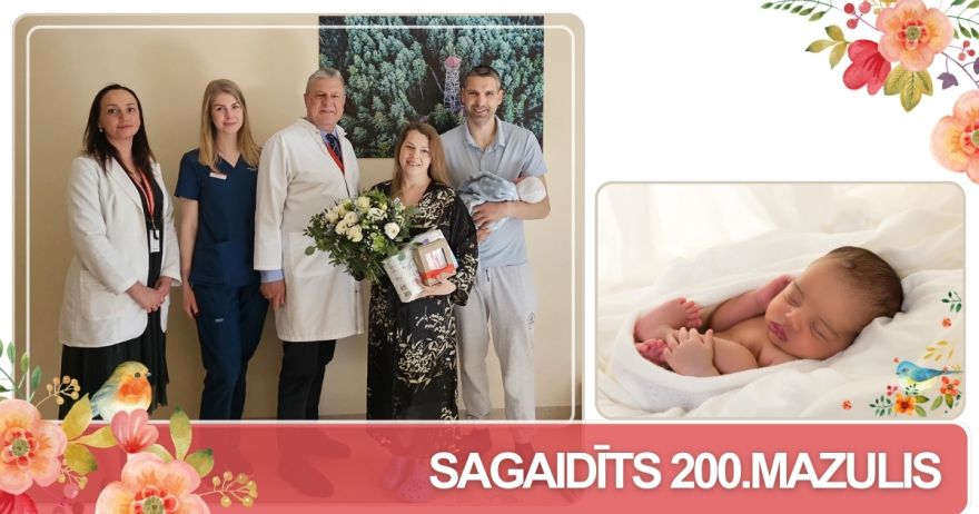 Ogres slimnīcā sagaidīts šā gada 200. mazulis