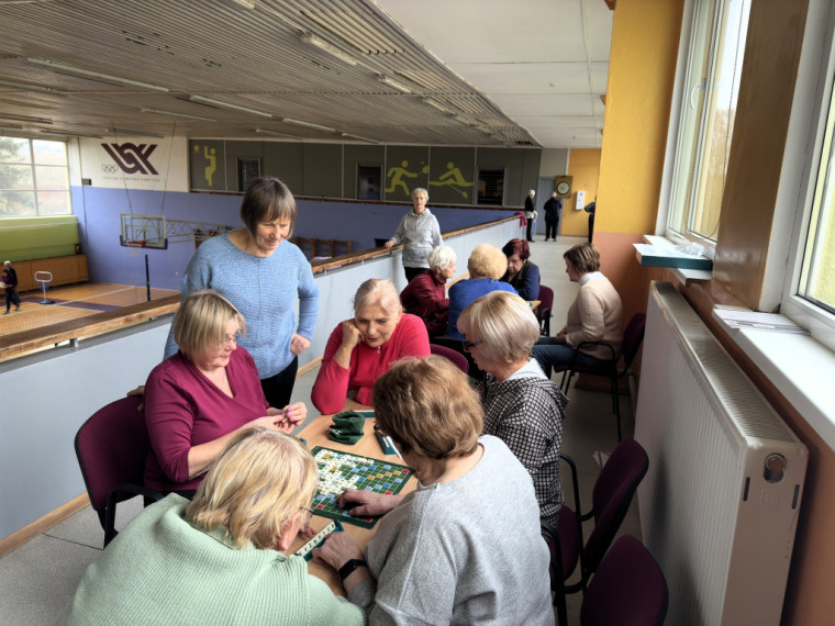 FOTO: Norisinājās Jumpravas pensionāru biedrības "Viedums" sportisko aktivitāšu diena