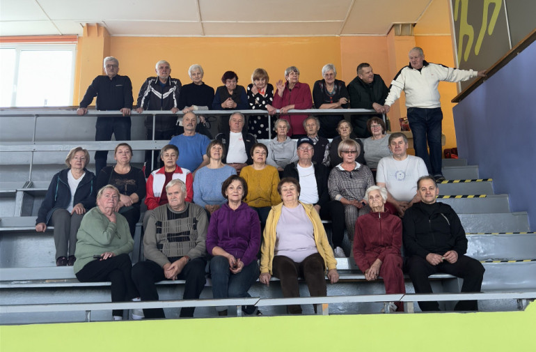 FOTO: Norisinājās Jumpravas pensionāru biedrības "Viedums" sportisko aktivitāšu diena