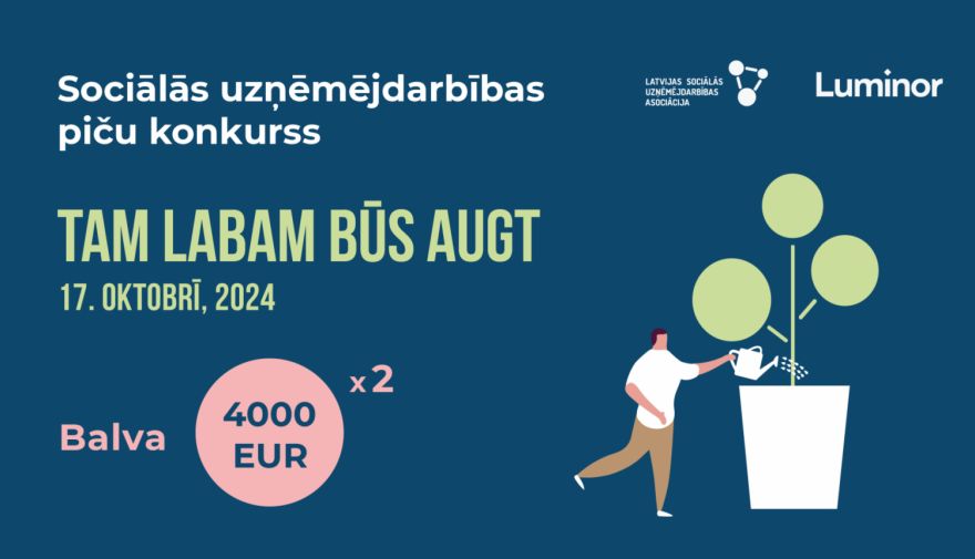 Konkursa “Tam labam būs augt” finālā startēs arī divas sociālās uzņēmējdarbības iniciatīvas no Ogres novada