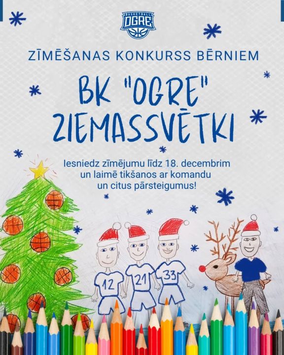 Basketbola kluba „Ogre” bērnu zīmēšanas konkurss