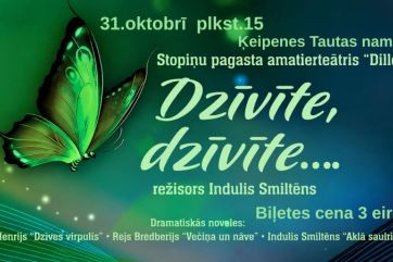 Attēls rakstam: Izrāde “Dzīvīte, dzīvīte…” Ķeipenē