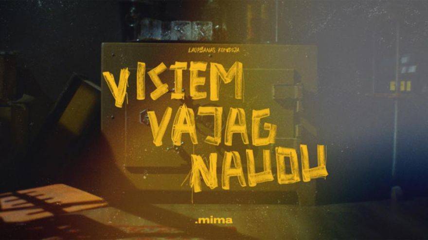 Spēlfilma "Visiem vajag naudu" Ciemupē