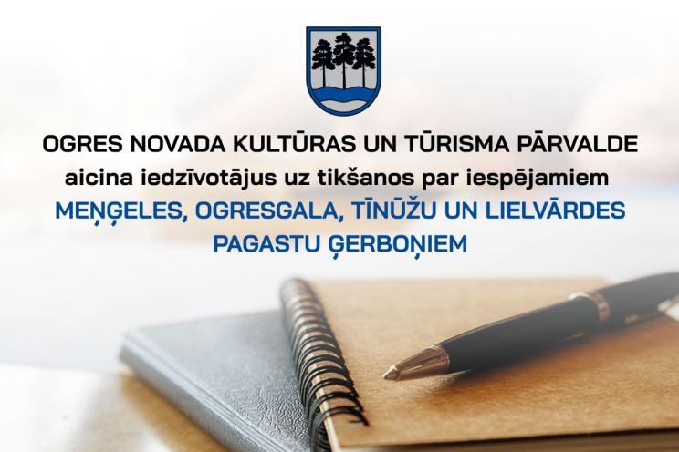 Attēls rakstam: Ar iedzīvotāju palīdzību taps Meņģeles, Ogresgala, Tīnūžu un Lielvārdes pagasta ģērboņi