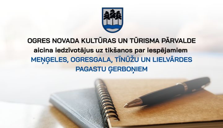 Ar iedzīvotāju palīdzību taps Meņģeles, Ogresgala, Tīnūžu un Lielvārdes pagasta ģērboņi