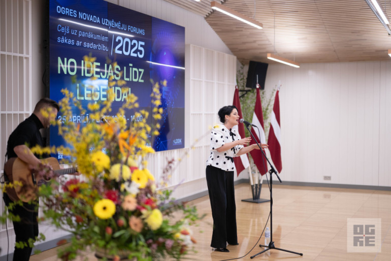 FOTO: Uzņēmēju forums 2025 “No idejas līdz Leģendai” pulcē Ogres novada uzņēmējus