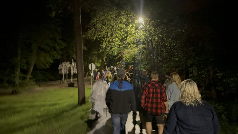 FOTO: Zibens pavadībā aizvadīts grupas "Pērkons" koncerts Ogres estrādē