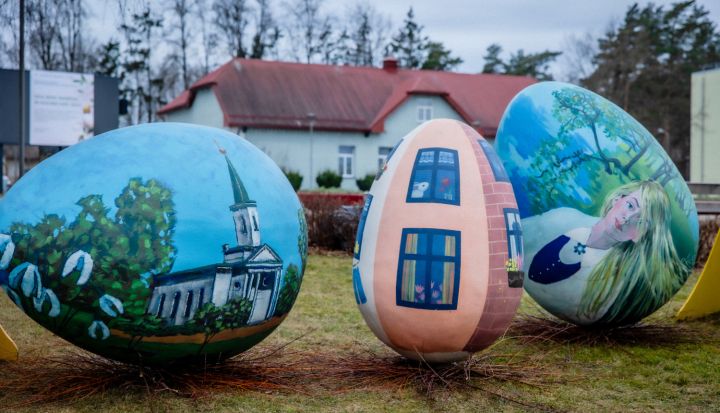 Ar pavasarīgu noskaņu Ogres novads ietērpies Lieldienu rotā